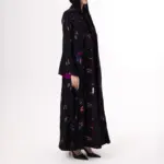Nocturne Bloom Abaya - Image 3