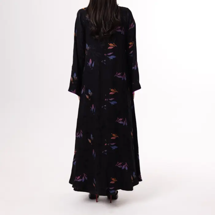 Nocturne Bloom Abaya - Image 4