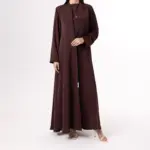 Cocoa Velvet Abaya