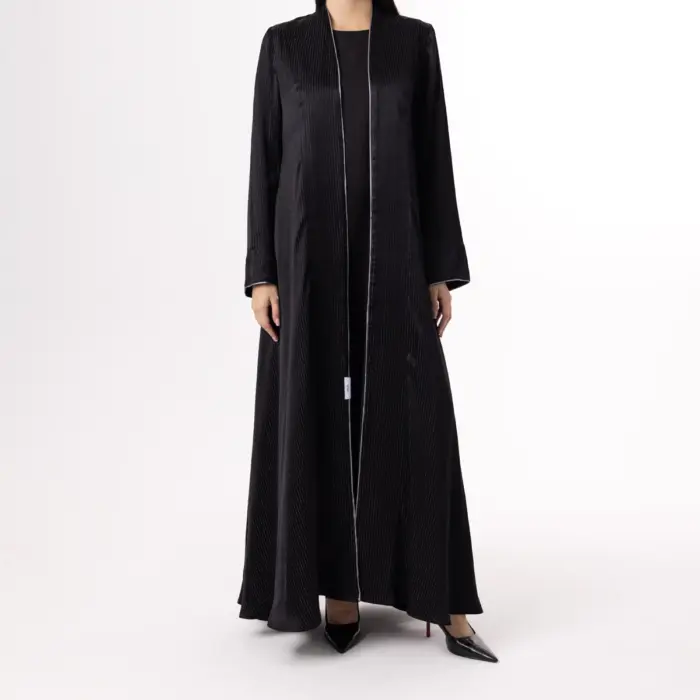 Silken Edge Abaya - Image 1